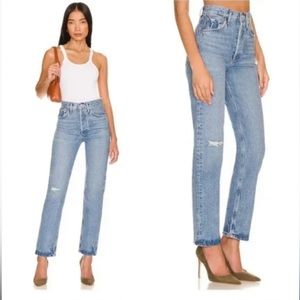 Agolde 90’s Pinch Waist High in Abstract - 24